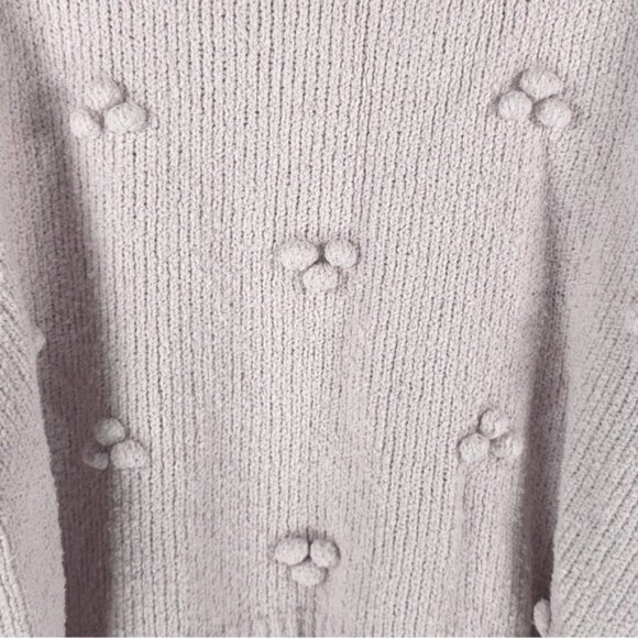 NWT MADEWELL Dotted Bobble Pullover Knit Sweater Pale Lilac Style AG595 Sz XL - Picture 10 of 12